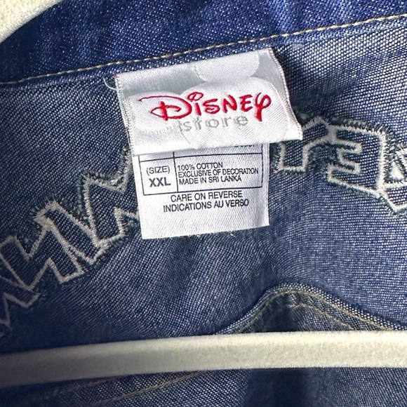 Vintage Disney Mickey & Minnie Embroidered Denim Jacket - Picture 5 of 5
